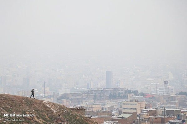آلودگی هوا تهران به کجا رسید