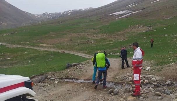 نجات دو کوهنورد لهستانی گمشده در کوه سبلان