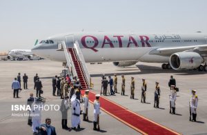  استقبال از پادشاه قطر