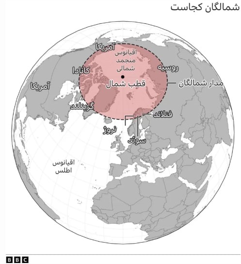 مالکیت قطب شمال برای چه کشوری است