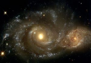 تصادف کهکشان ها و برخورد با یکدیگر