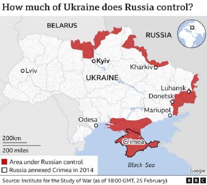 نتیجه رأی گیری همه پرسی اوکراین برای الحاق به روسیه
