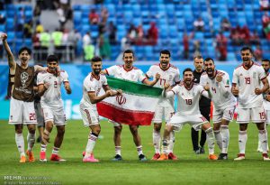 شادی جالب بازیکنان ایران