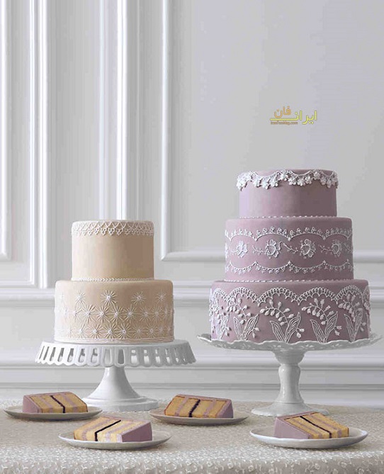 عکس مدل های کیک چند طبقه زیبای خارجی برای جشن و عقد