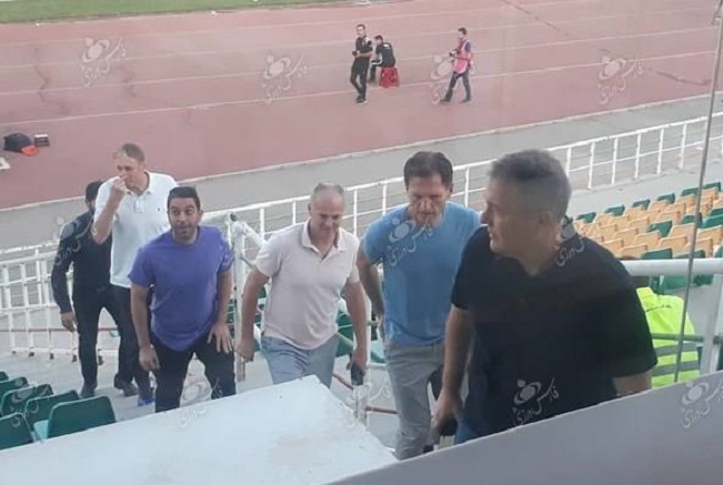 حضور اسکوچیچ در ورزشگاه محل بازی لیگ برتر