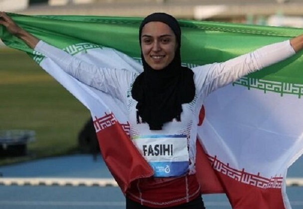 قهرمانی فرزانه فصیحی با حمایتهای مسی ایرانی در مسابقات آسیا