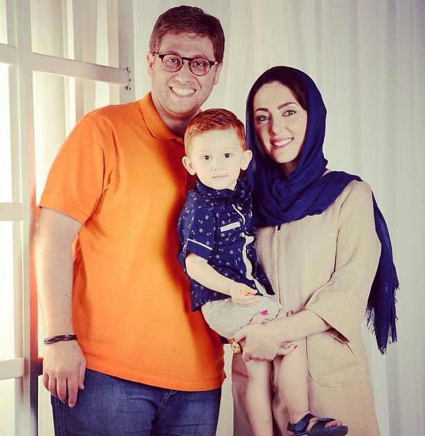 عکس جدید مهسا کرامتی با فرزند و همسرش در یک قاب