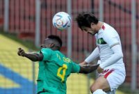 عکسهای بازی تیم ملی ایران و سنگال در دیدار فیزیکی و پربرخورد