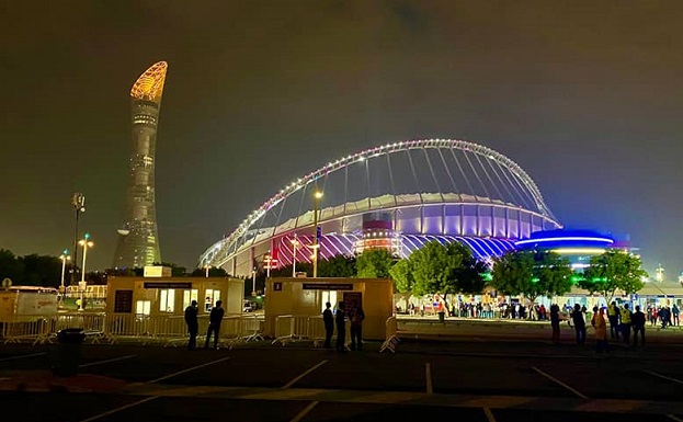 عکس ورزشگاه فوق مدرن خلیفه دوحه قطر جام جهانی فوتبال