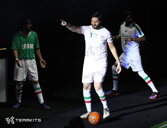 نمایی از لباس های قدیمی تیم ملی فوتبال در جام جهانی های گذشته