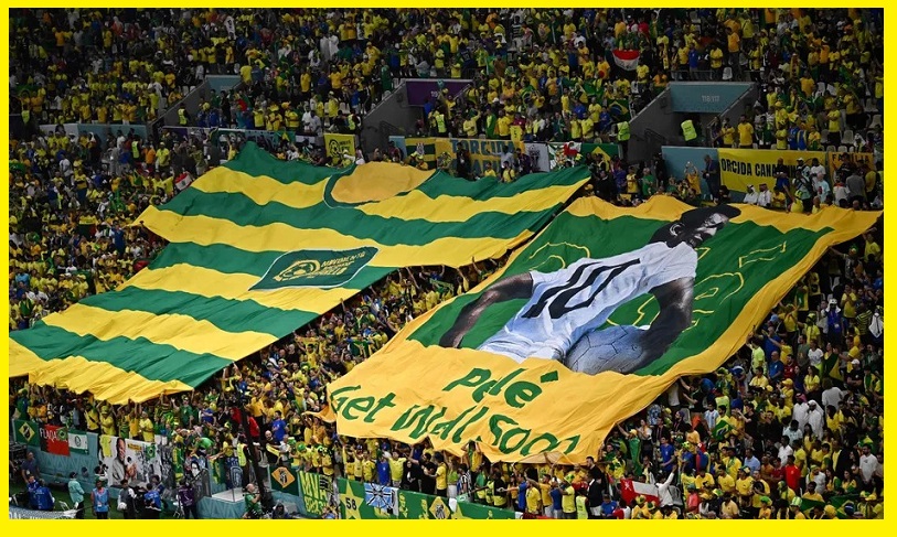عکس قدرشناسی مردم برزیل از پله در ورزشگاه 