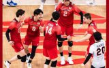 بازی دوستانه والیبال ایران و ژاپن و بازی کم اشتباه شاگردان عطایی/ تغییرات زیاد دو تیم